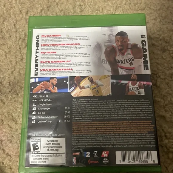 NBA 2k 21 never used good condition - Picture 4 of 5